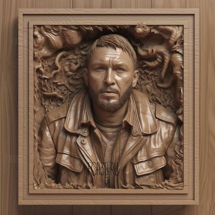 Tom Hardy 4 stl model for CNC